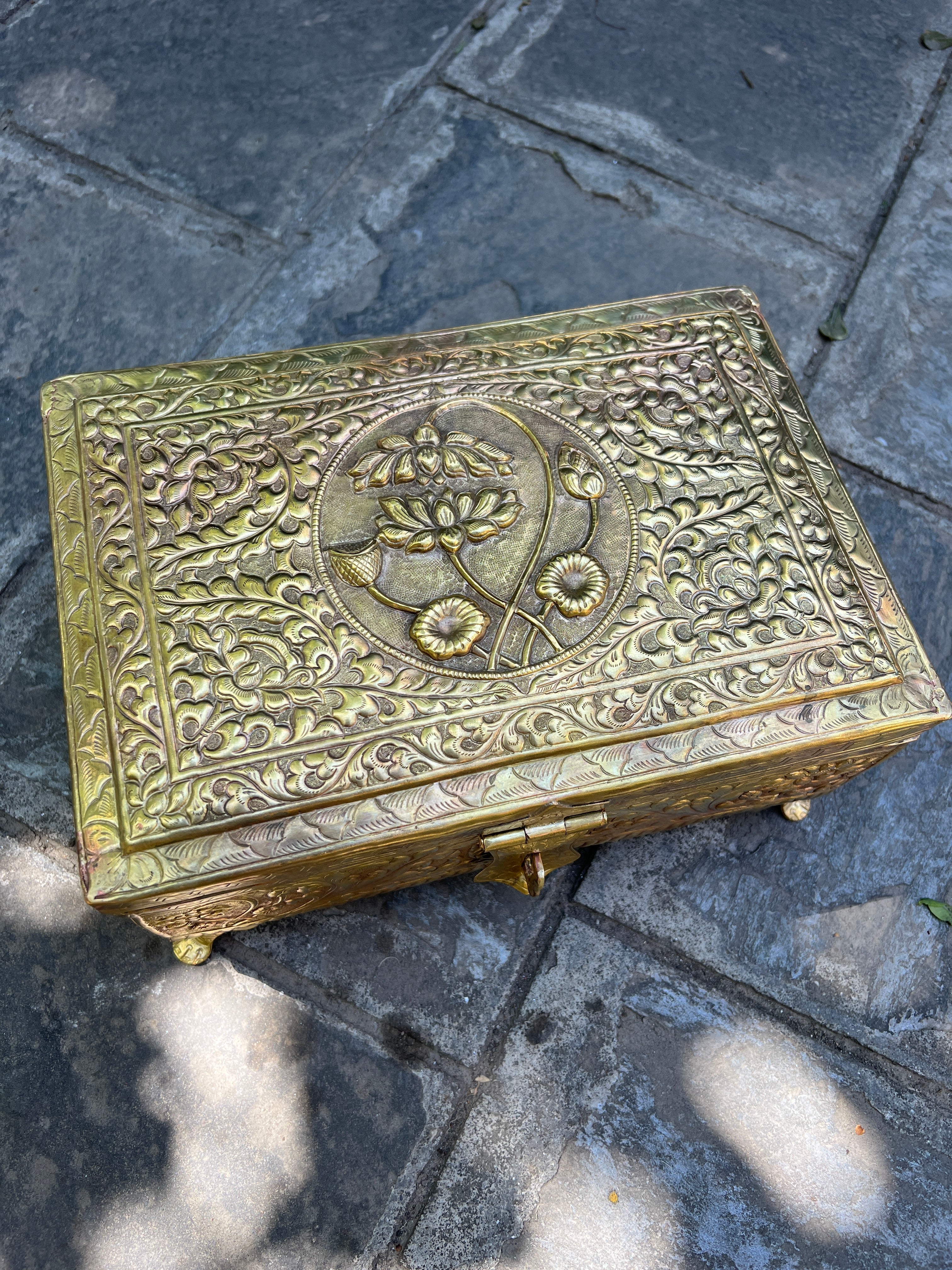 Brass Jewelry Box