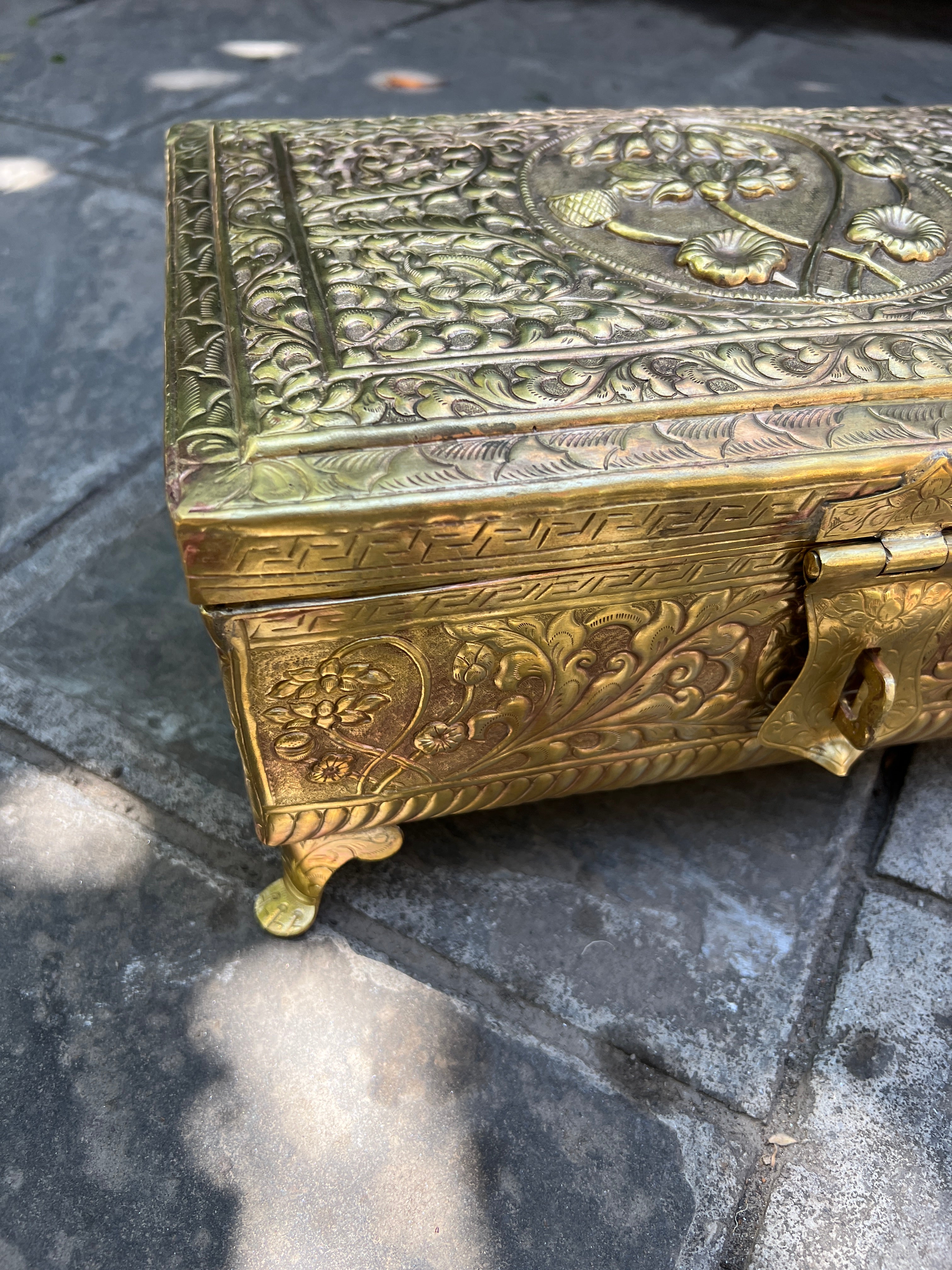 Brass Jewelry Box