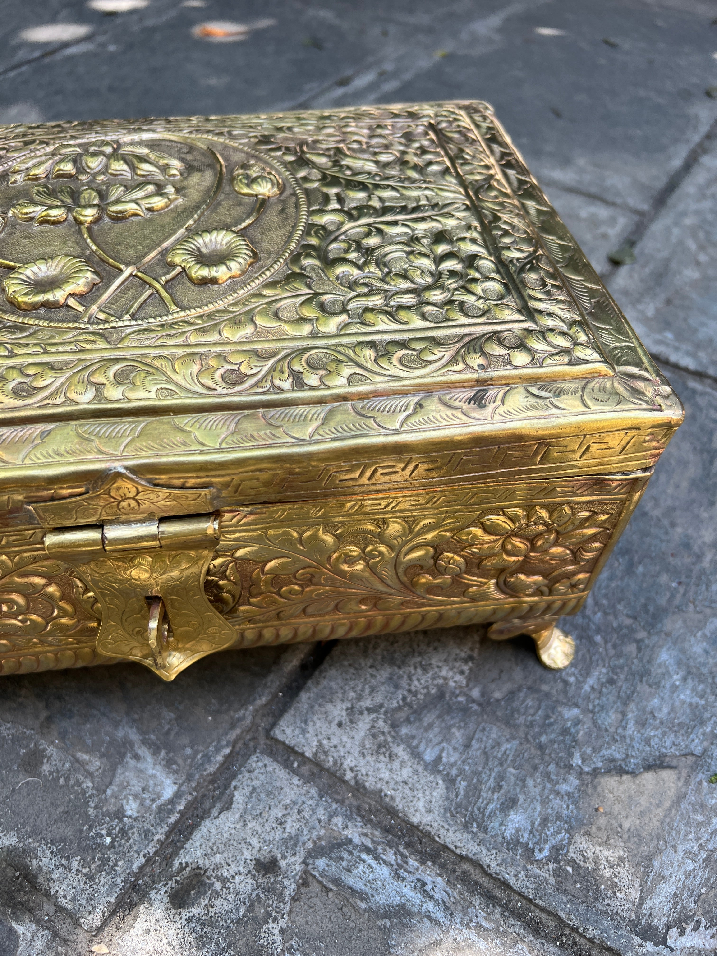 Brass Jewelry Box