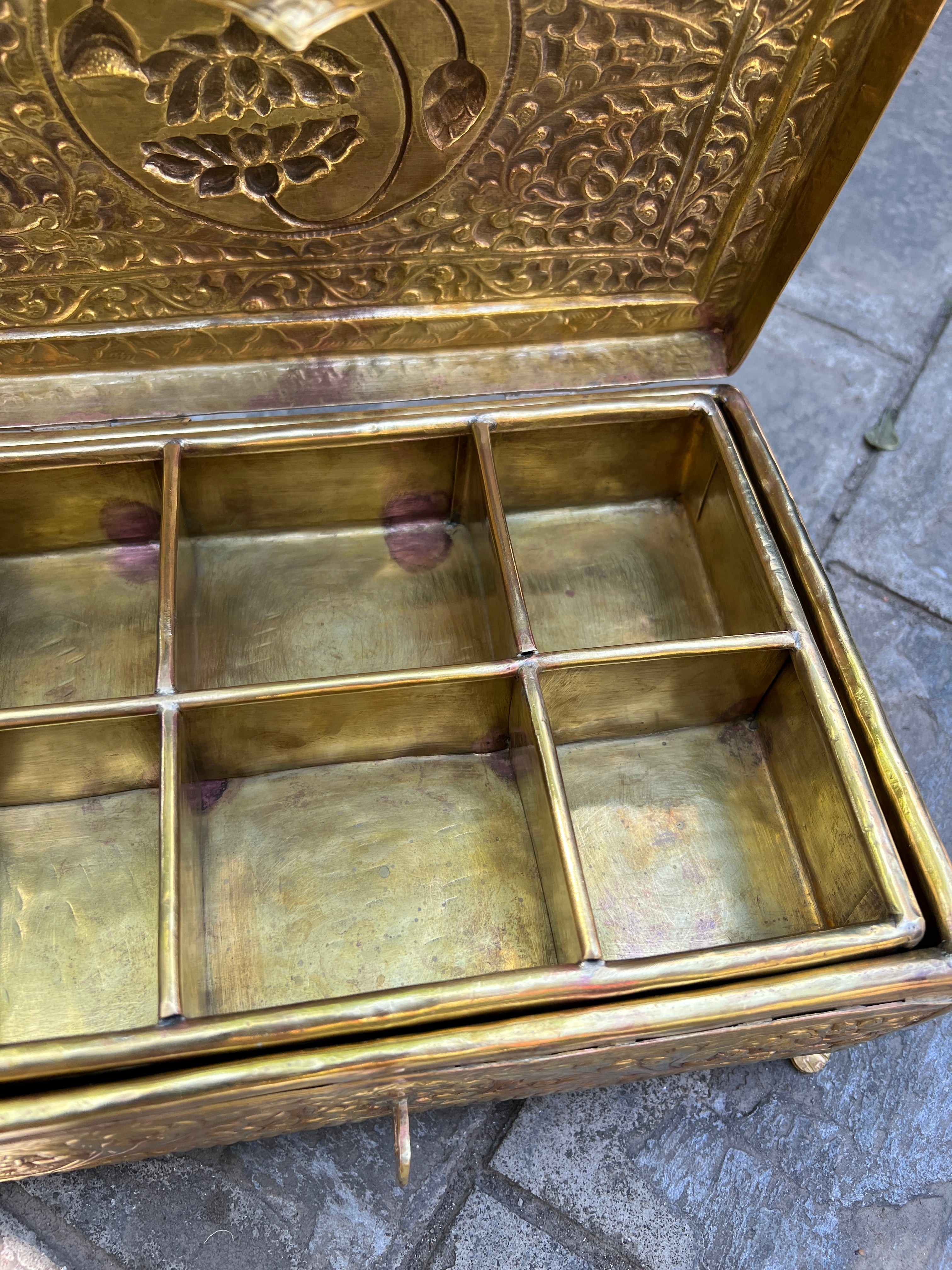 Brass Jewelry Box