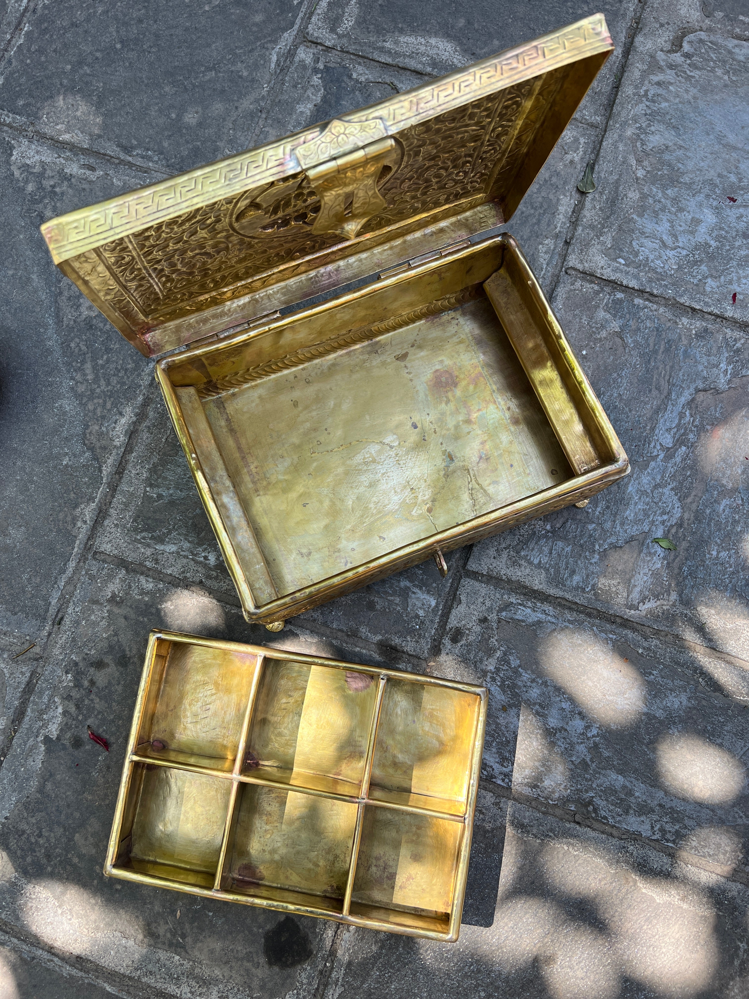 Brass Jewelry Box