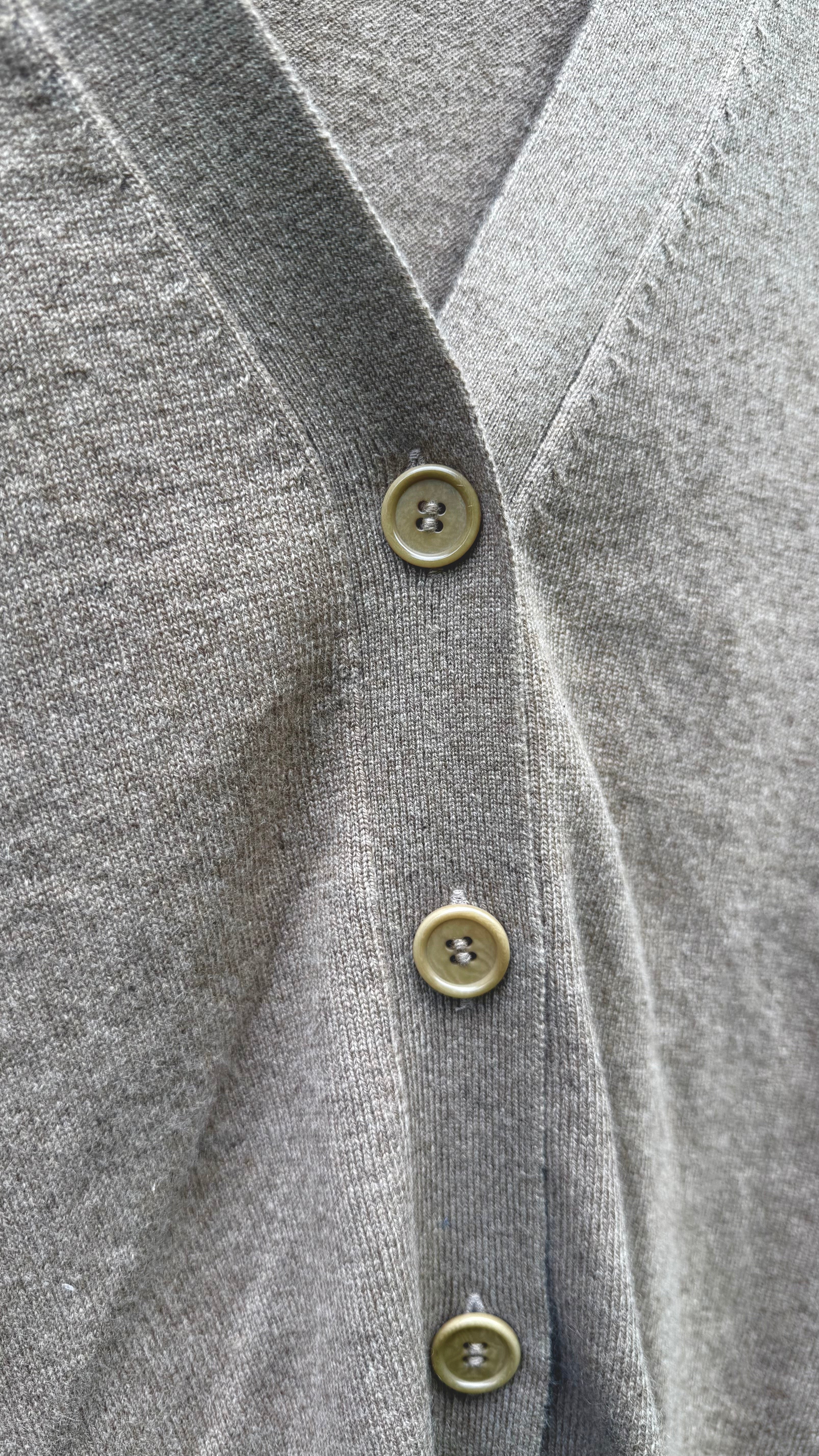 Botanically-Dyed Handknit Cashmere Cardigan | Calendula
