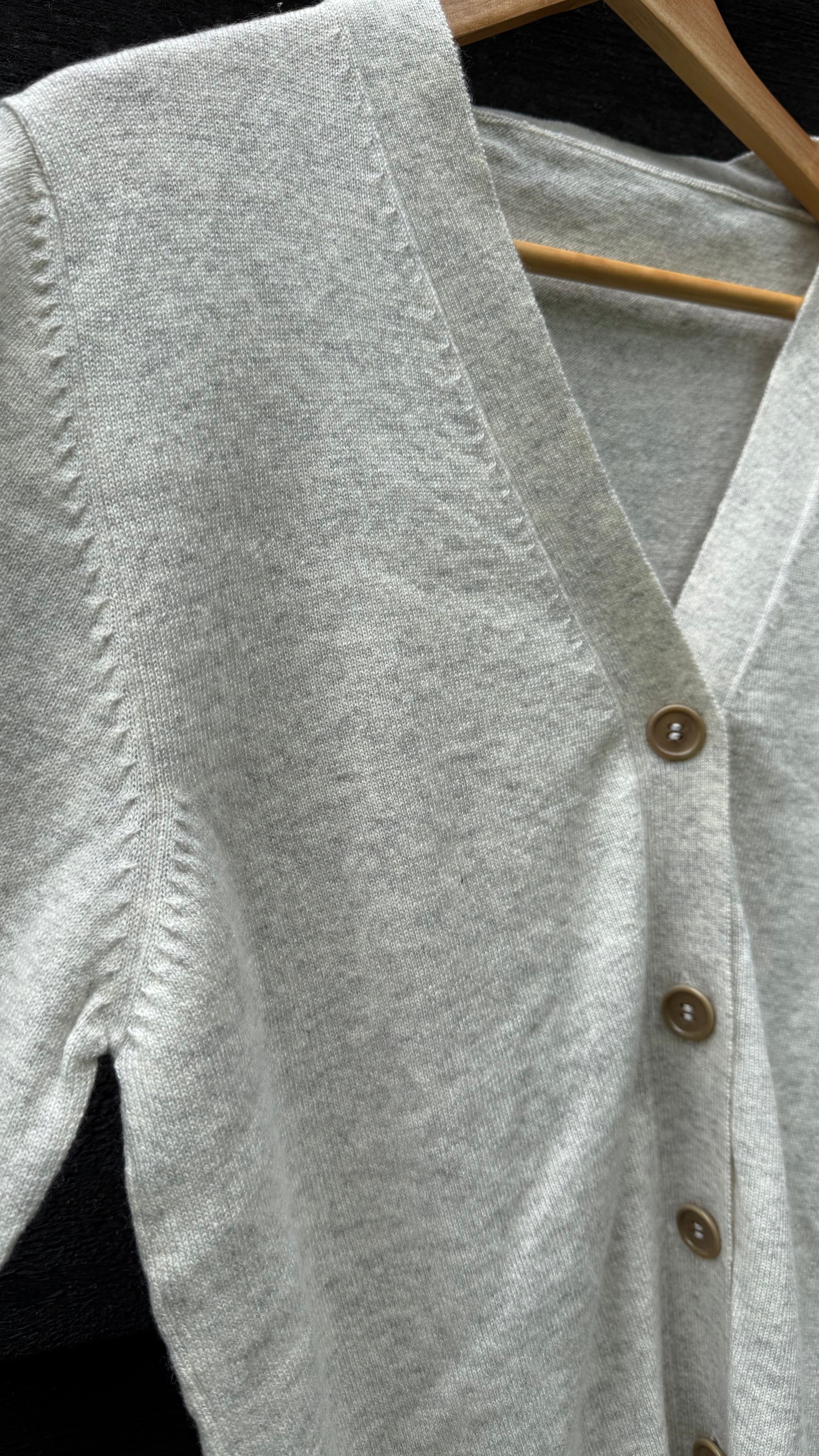 Botanically-Dyed Handknit Cashmere Cardigan | Kalmia