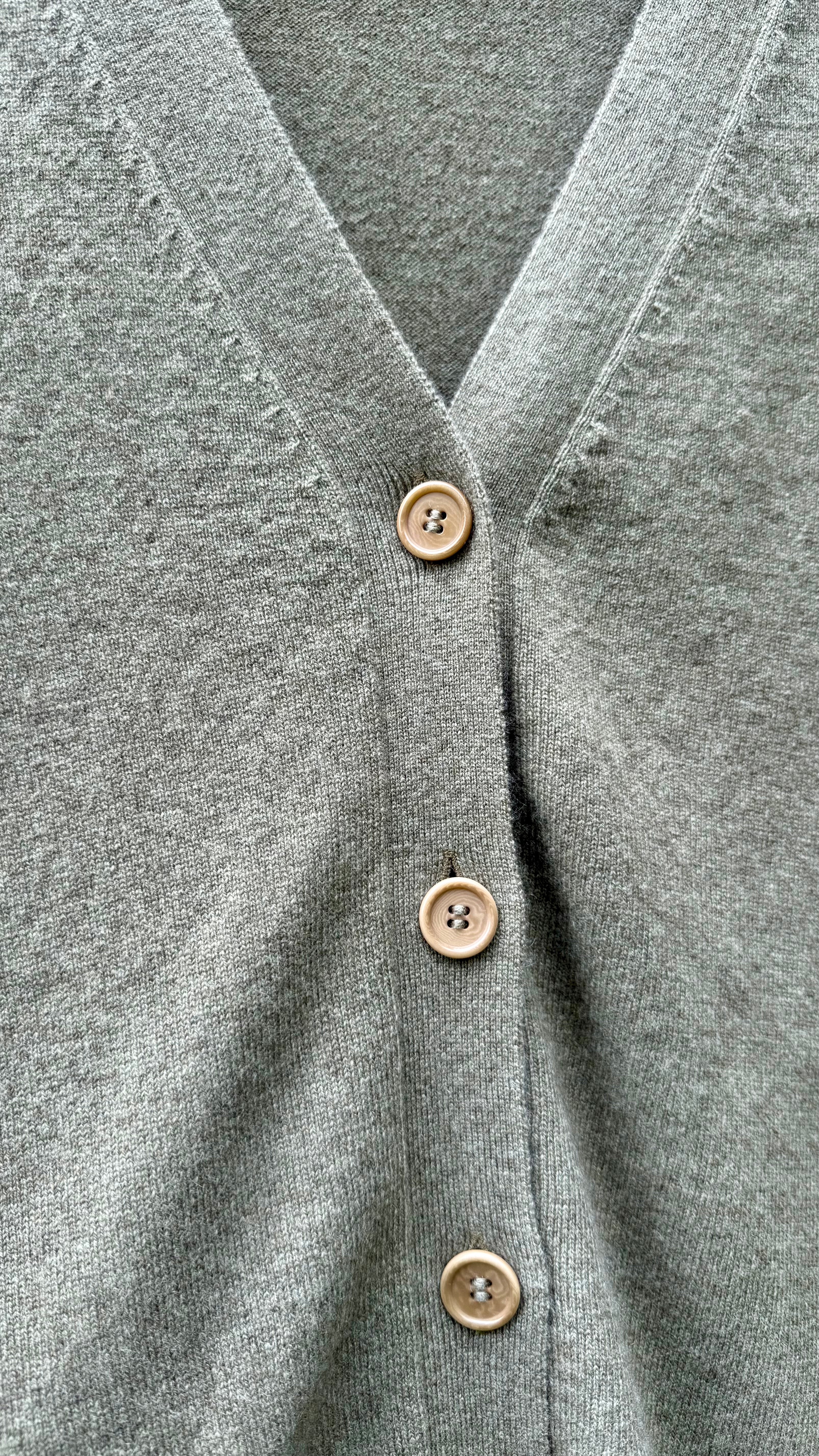 Botanically-Dyed Handknit Cashmere Cardigan | Juniperus