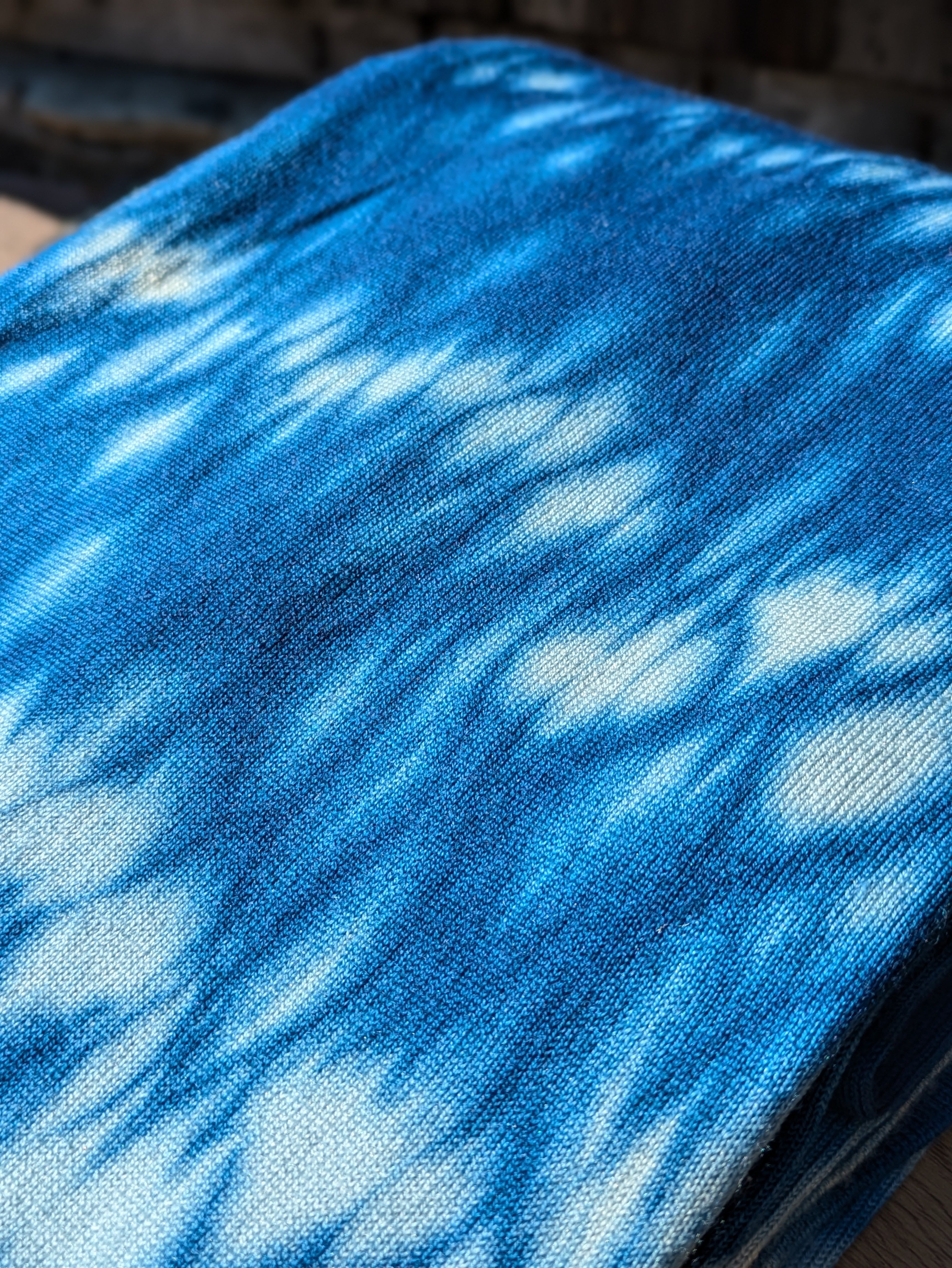 Merino Wool Blanket | Indigo Rain