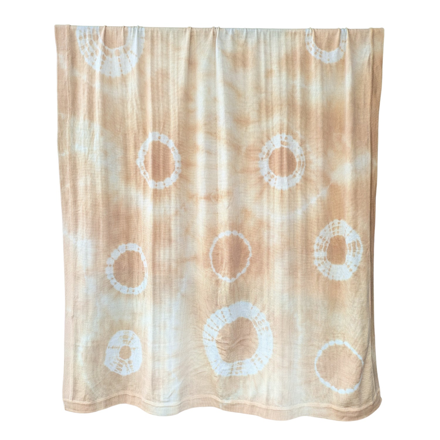 Merino Wool Blanket | Gold Shibori