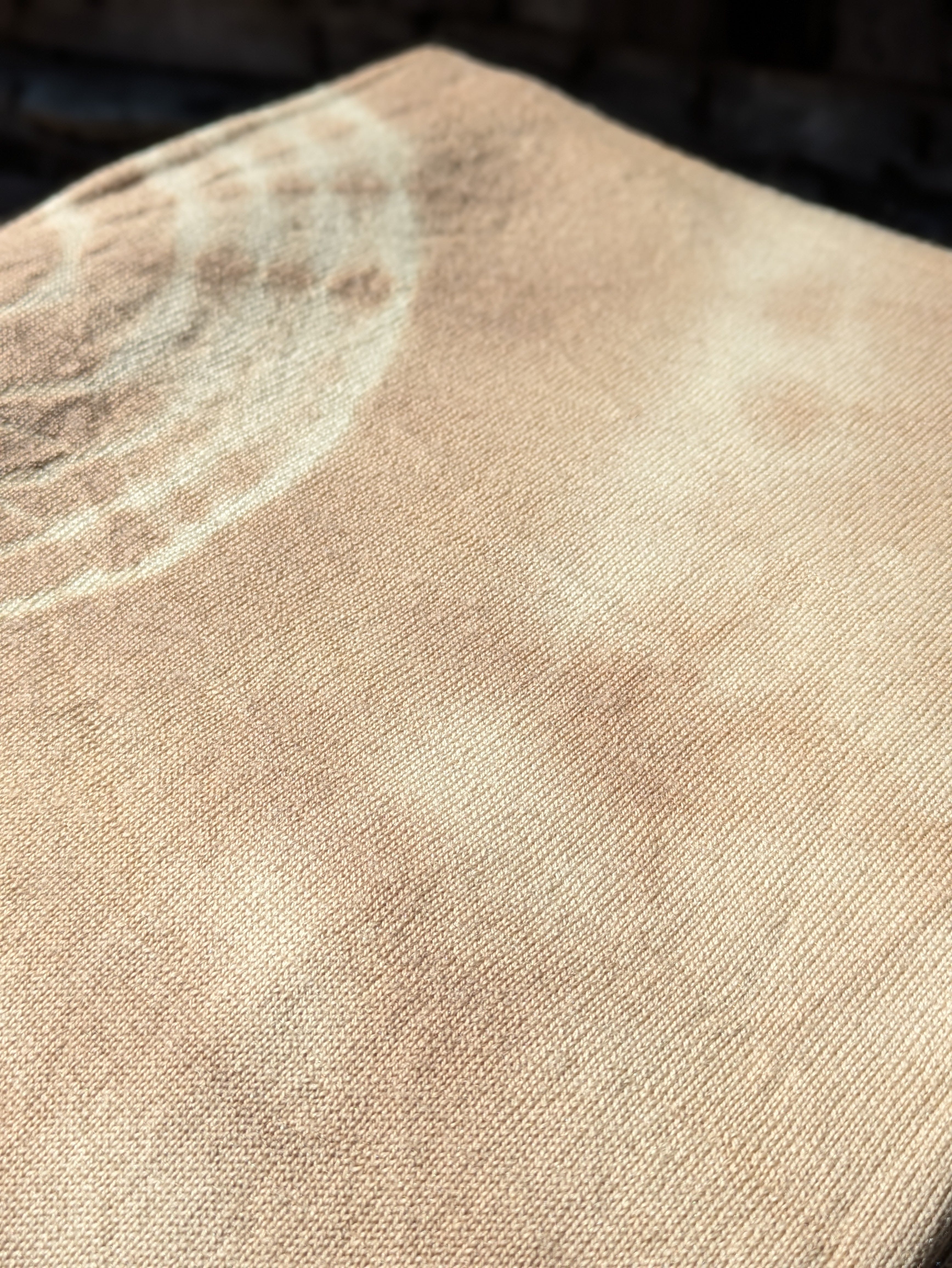 Merino Wool Blanket | Sand Shibori