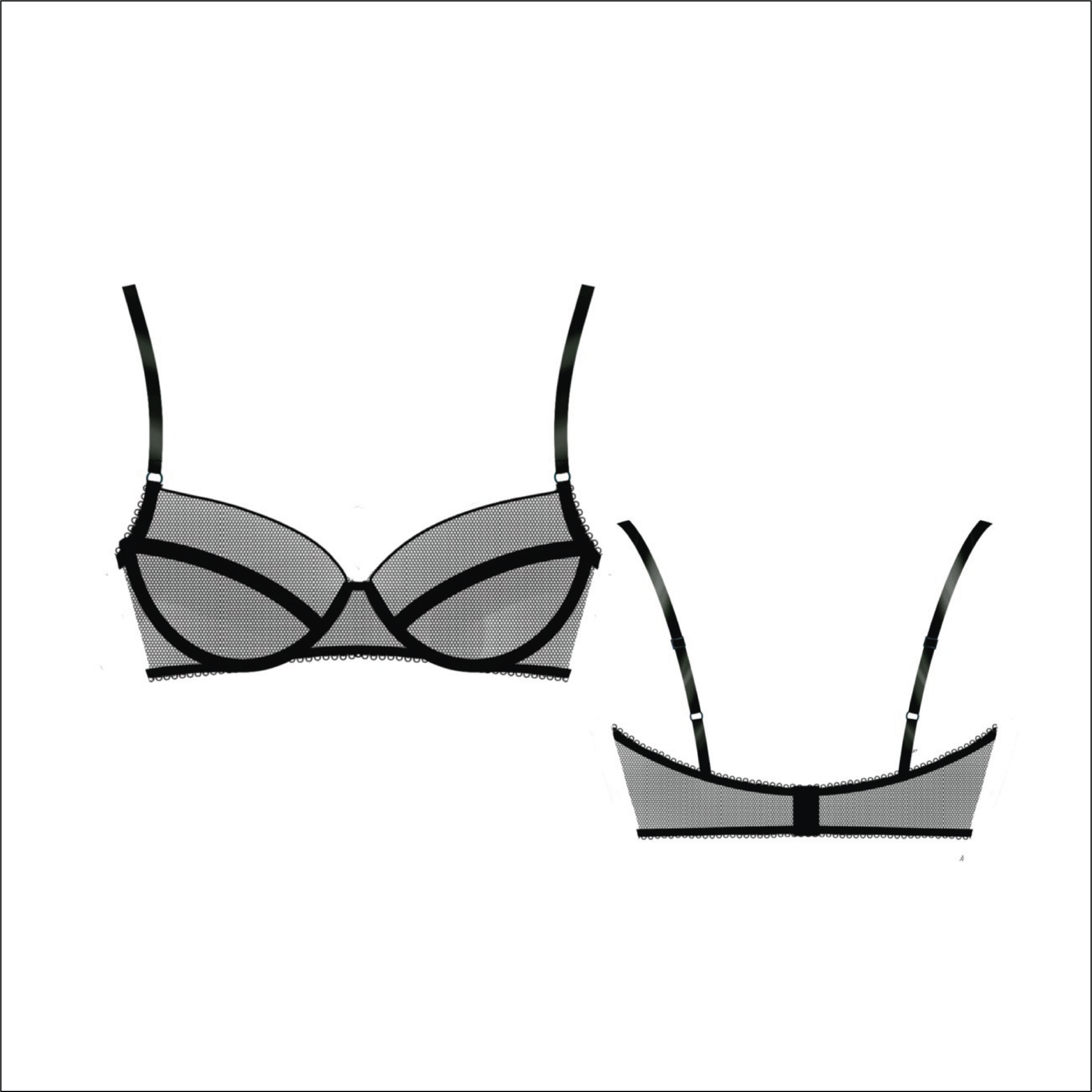 Avignon Bespoke Lace Bra