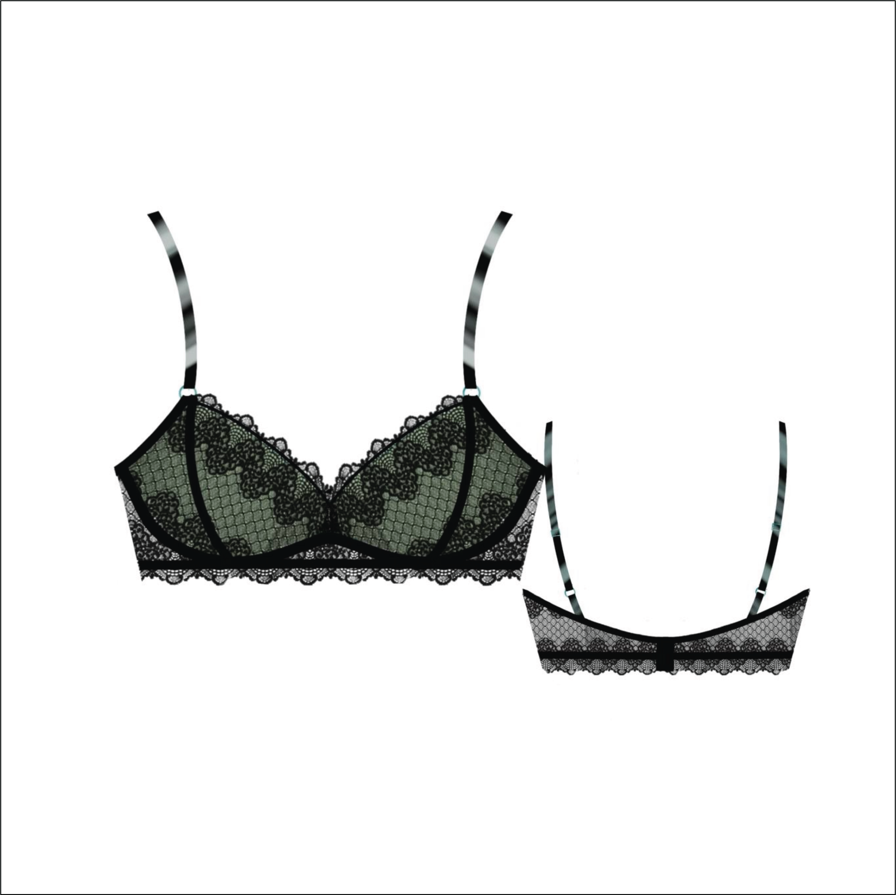 Chamonix Bespoke Lace Bra