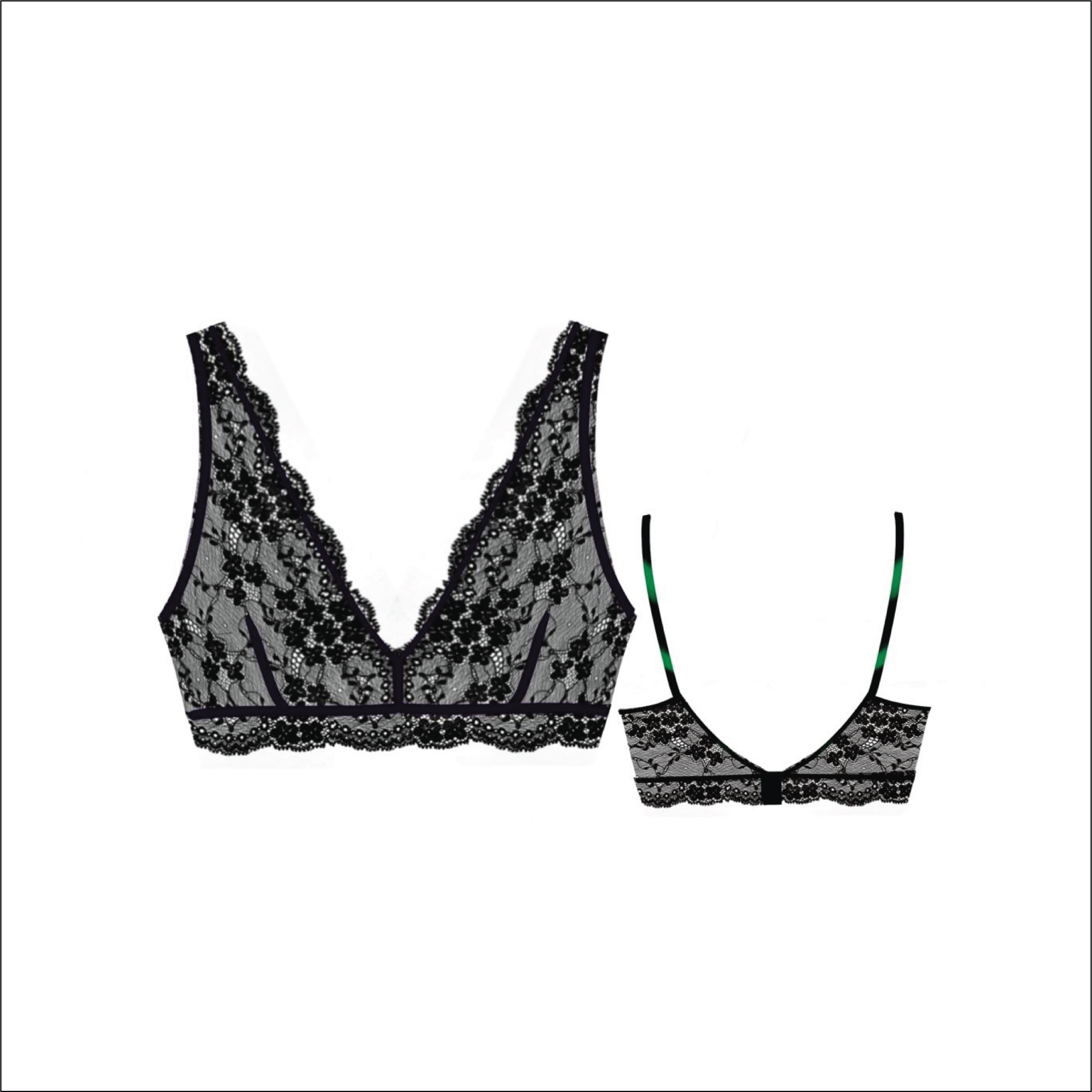 Carmel Bespoke Lace Bralette