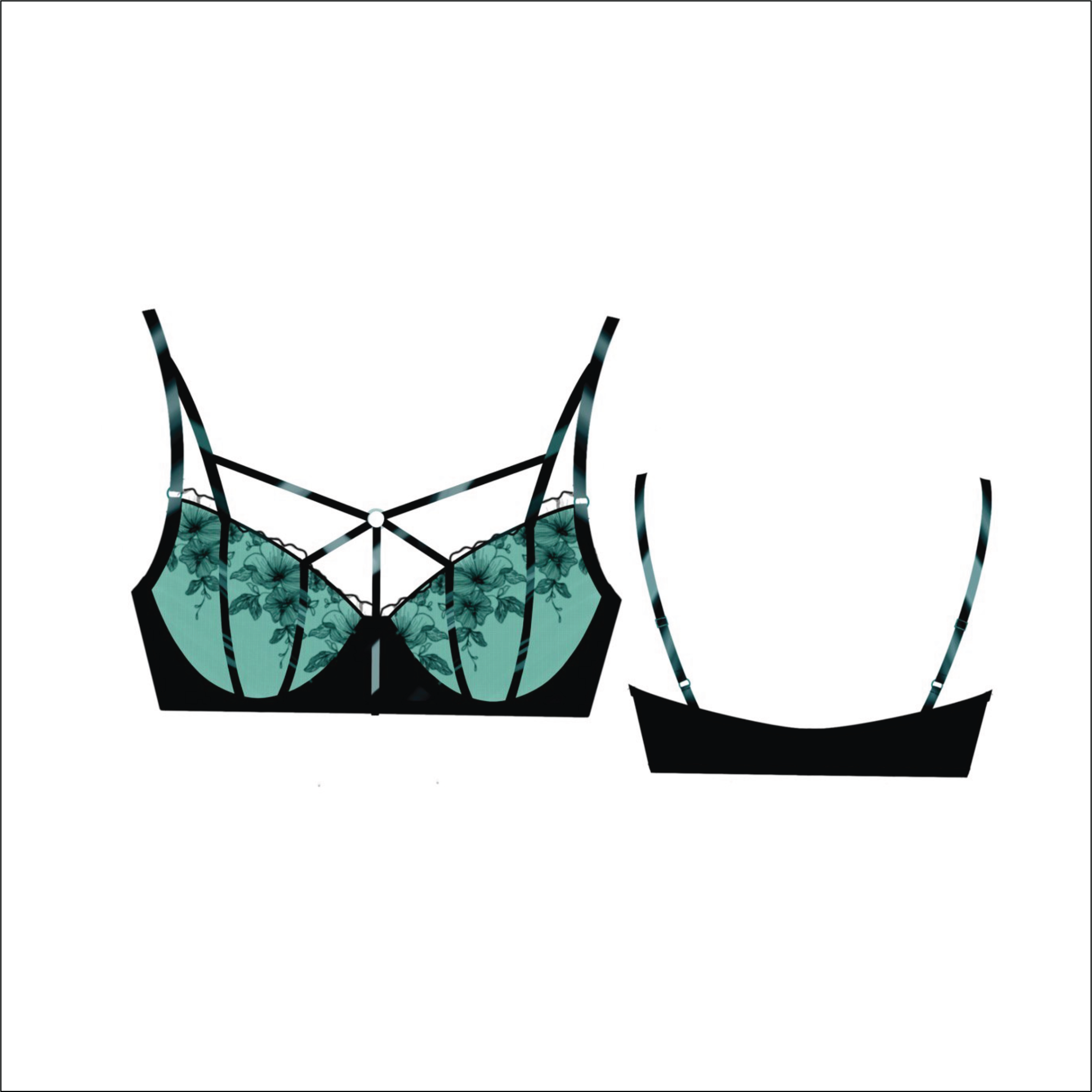 Del Mar Bespoke Lace Bralette