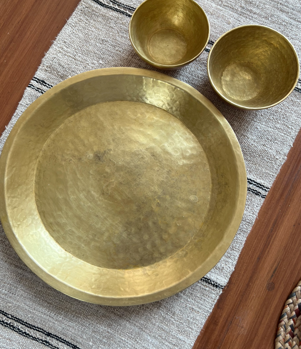 Brass Dinner Plate Set | Bhari