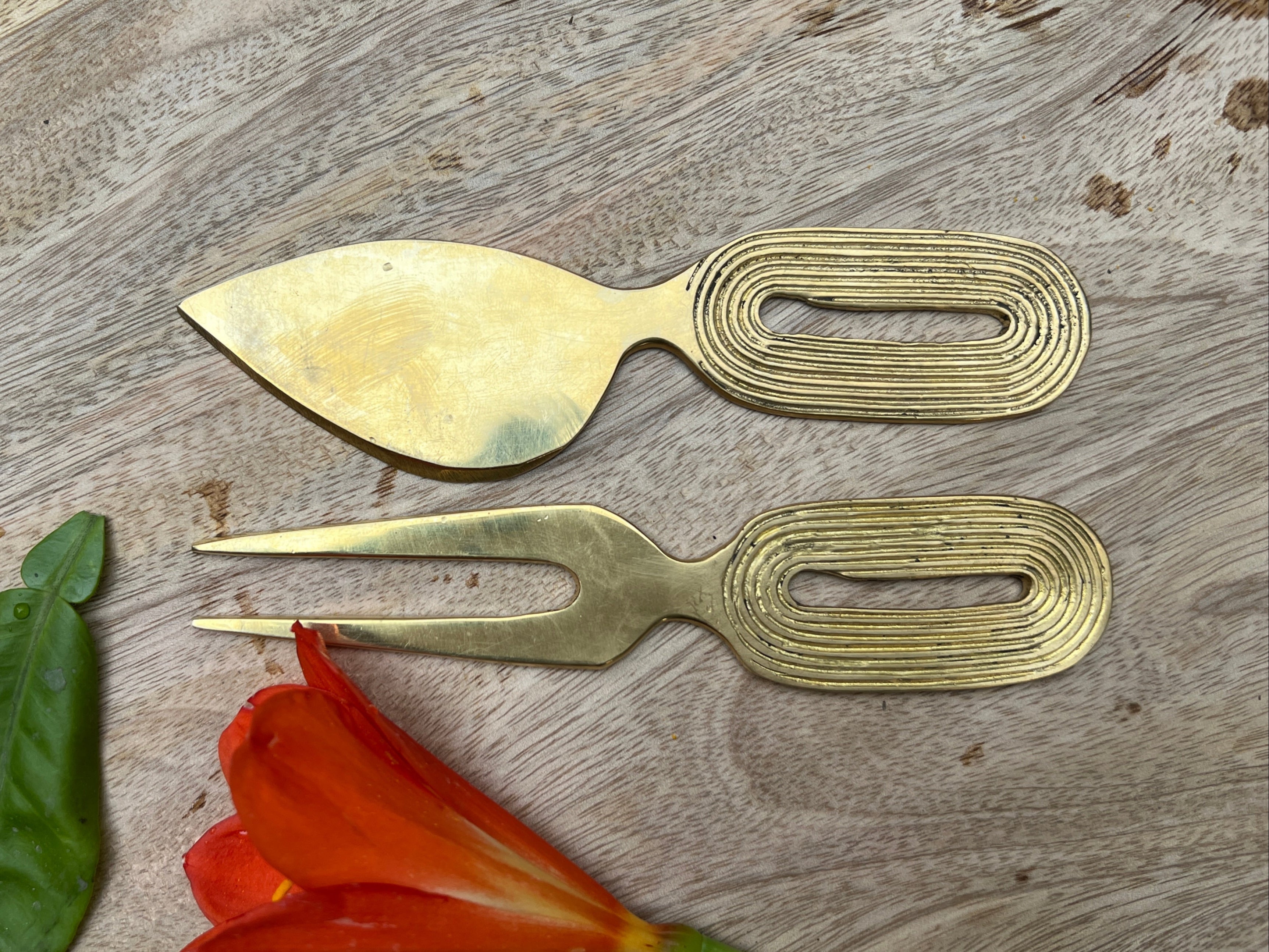 Brass Charcuterie Set | Ghanti