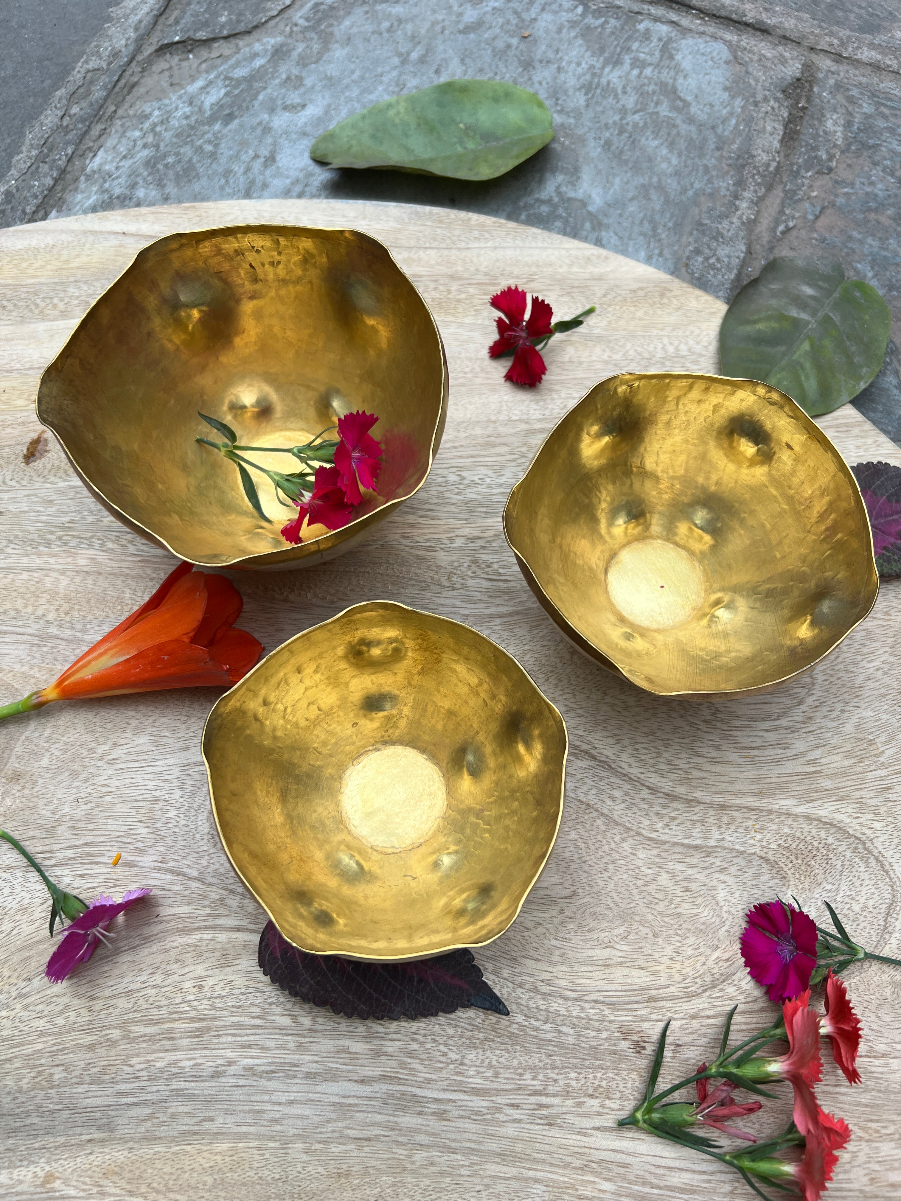 Brass Bowl Set | Jaivika