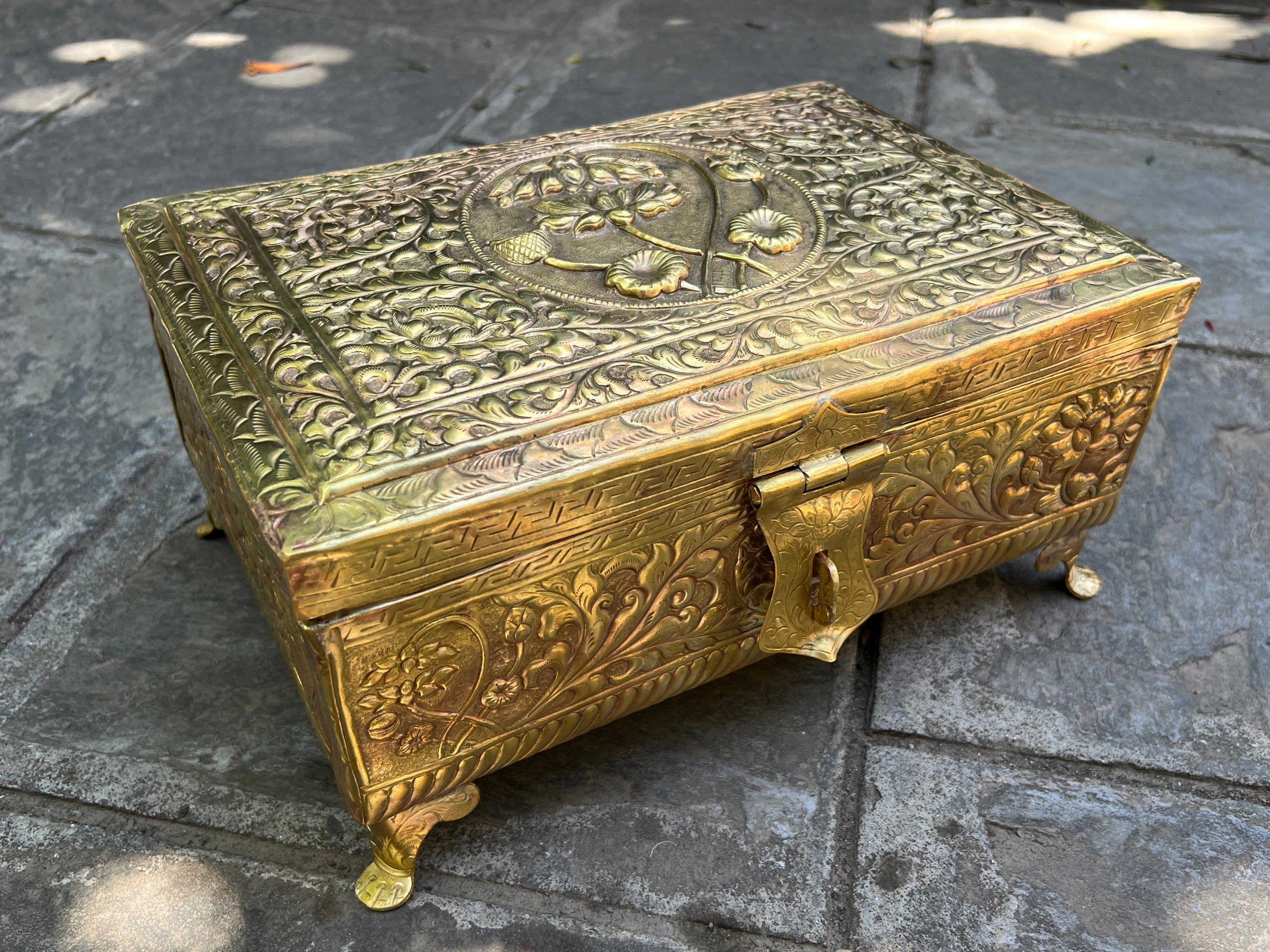 Brass Jewelry Box