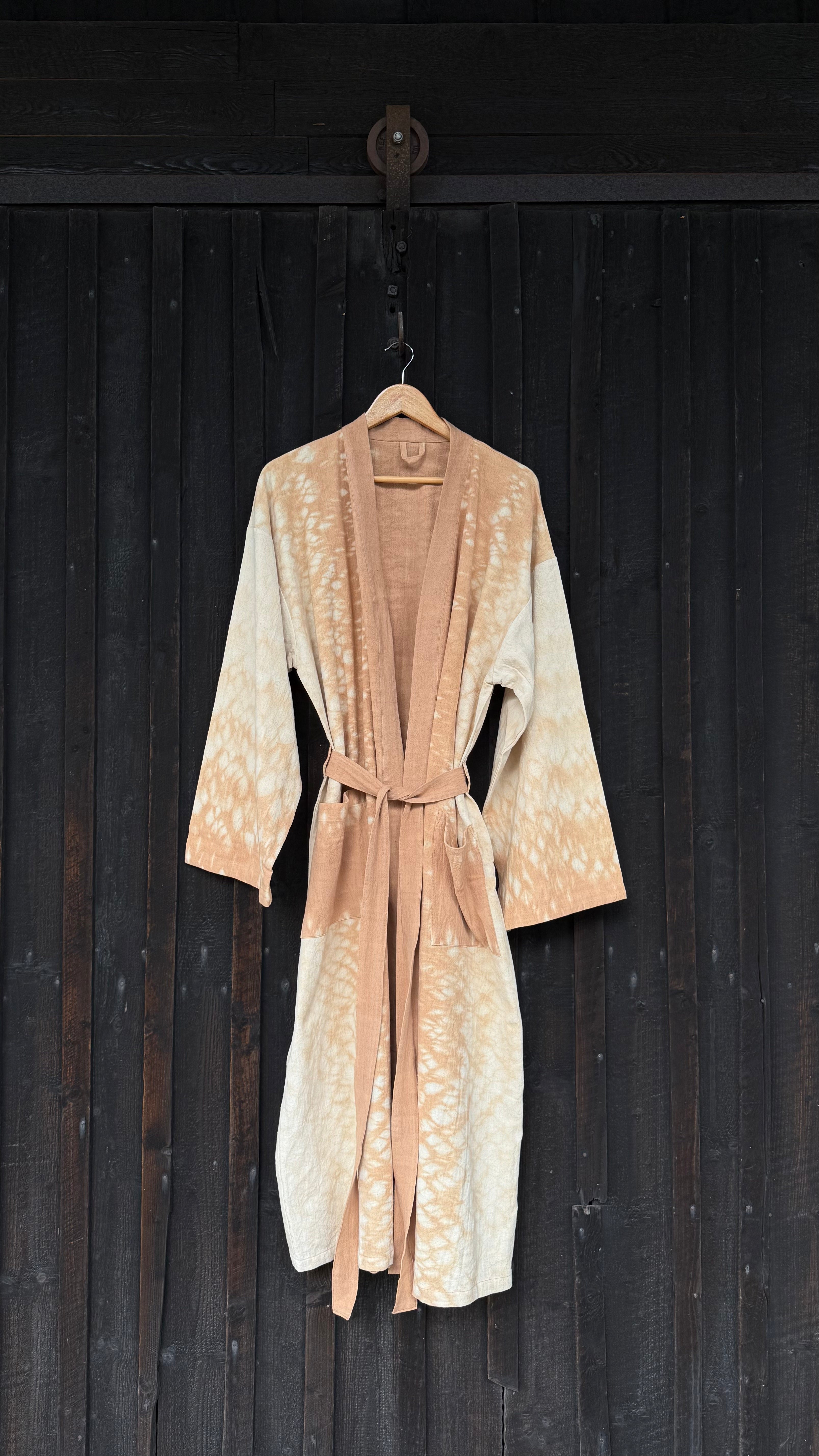 Botanically-Dyed Handmade Cotton Robe | Padamchal
