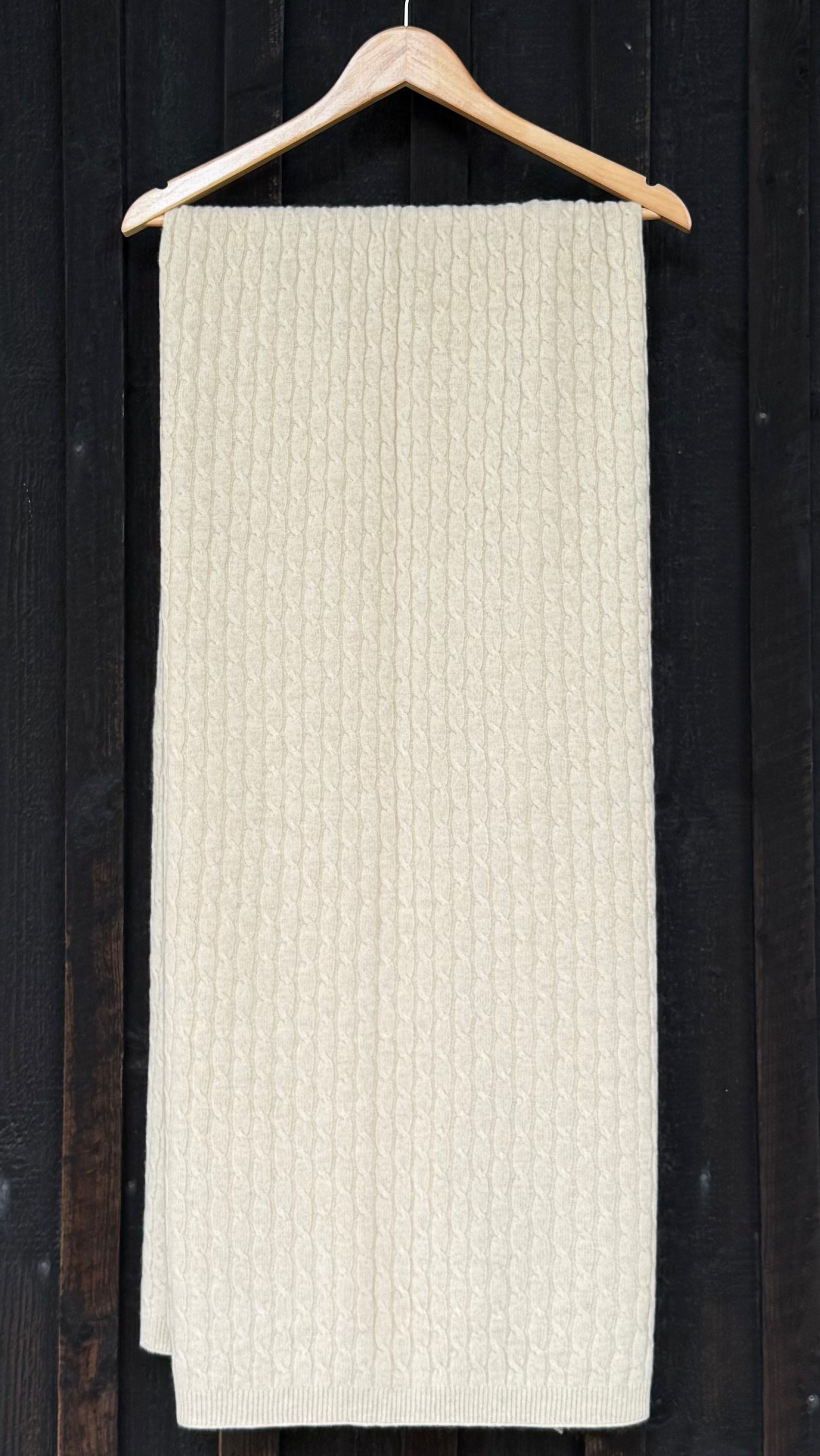 Handloomed Cashmere Blanket | Undyed