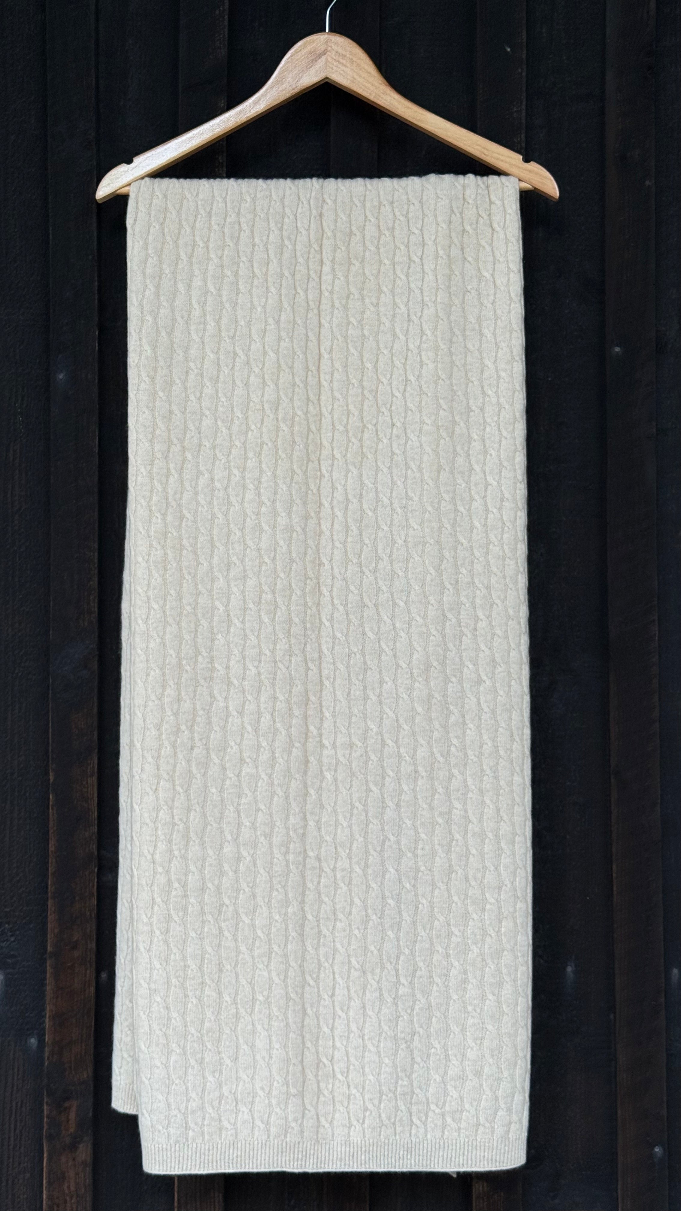Botanically-Dyed Handloomed Cashmere Blanket | Kalmia