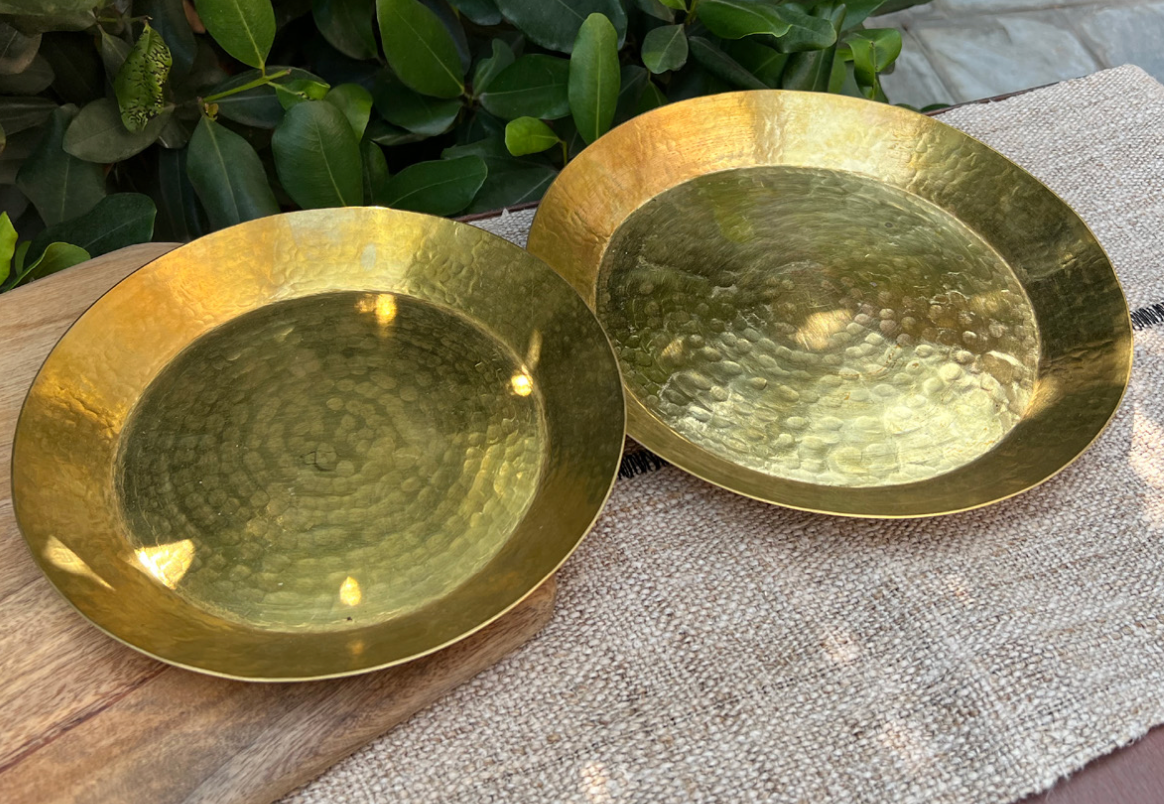 Brass Dinner Plate Set | Gola