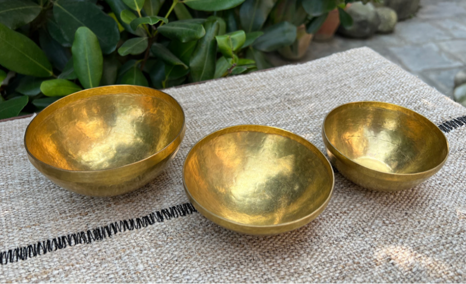 Brass Bowl Set | Gola