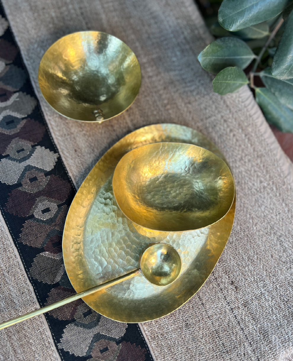 Brass Appetizer Set | Drapa