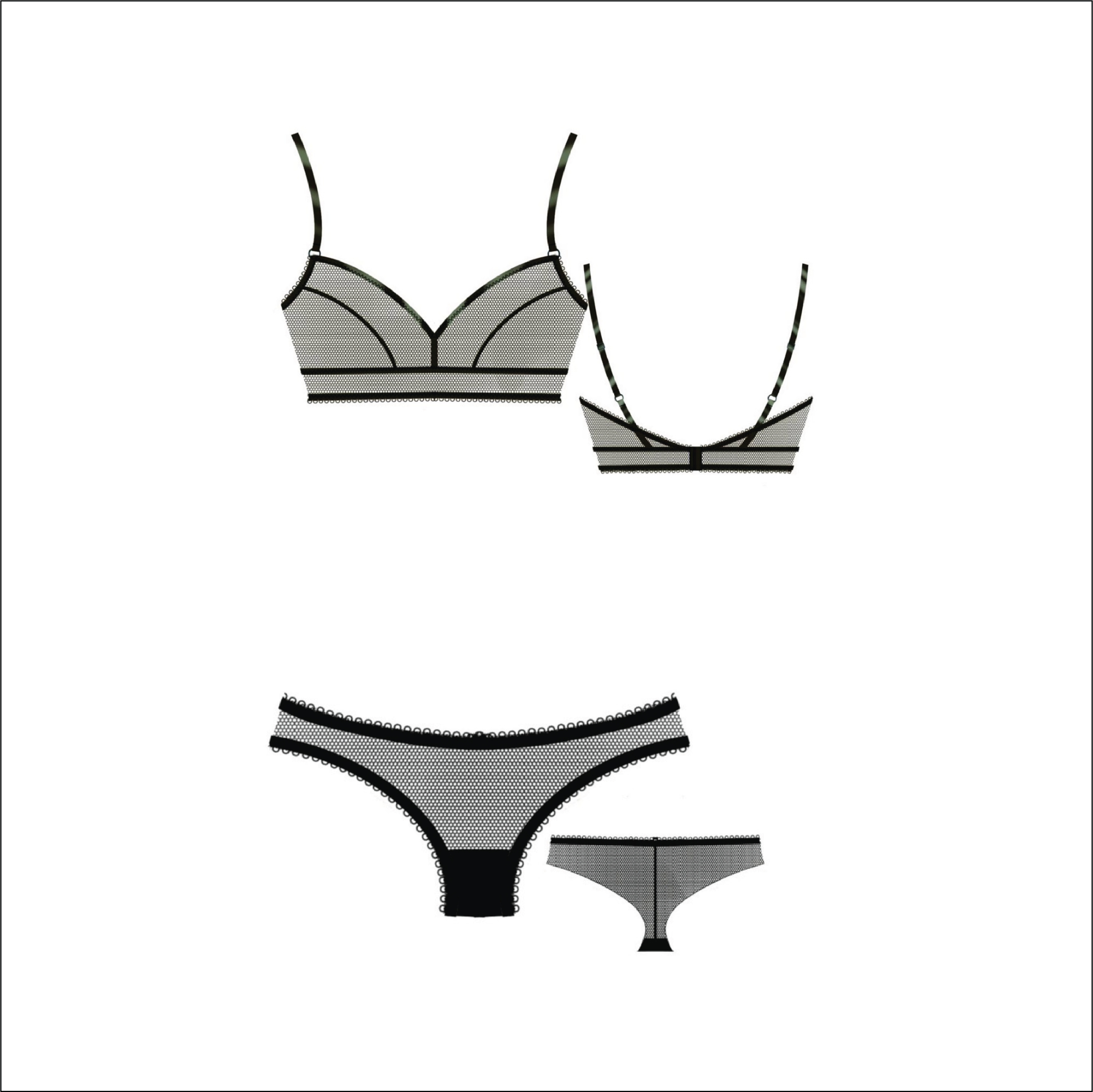 Stockholm Bespoke Lace Lingerie Set