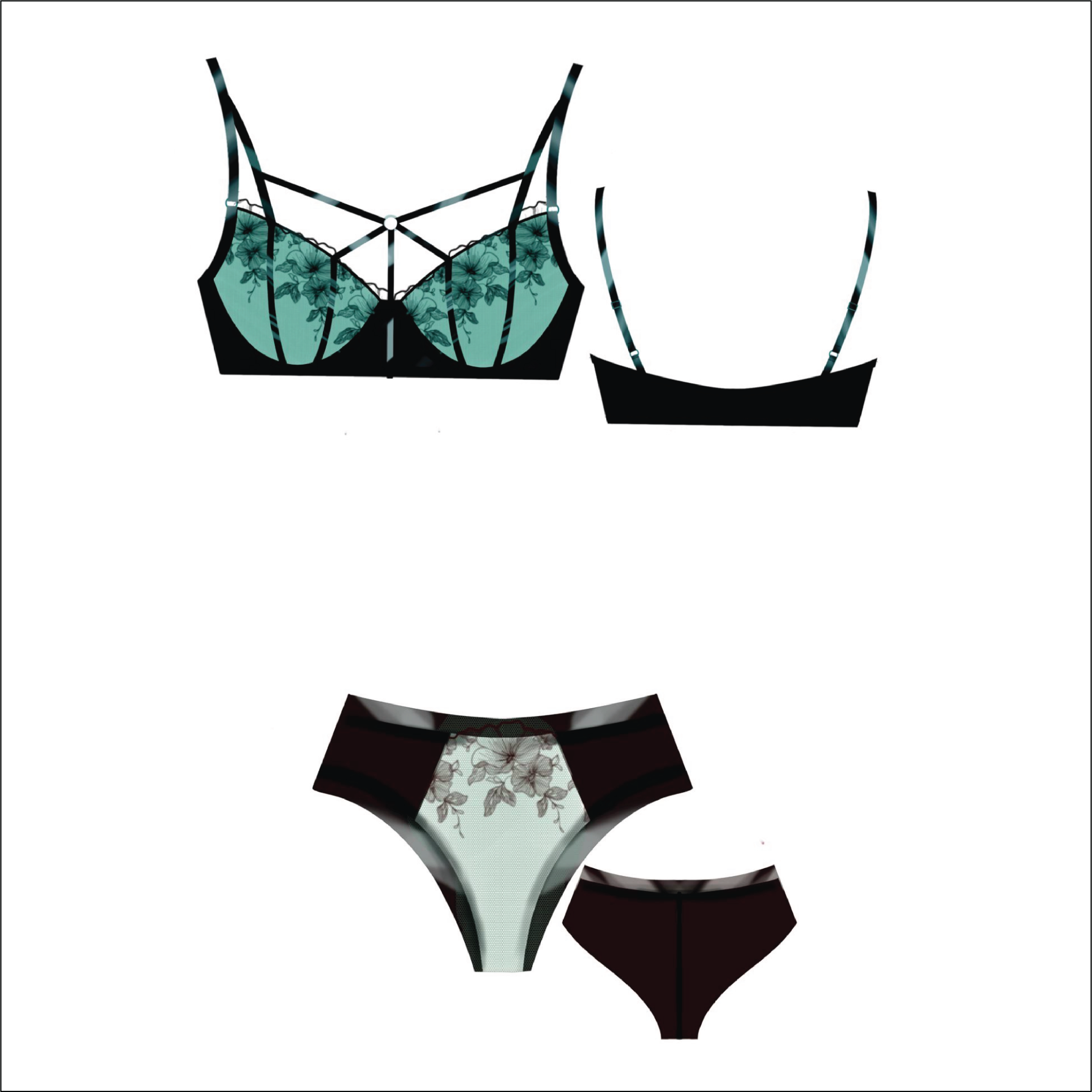 Sintra Bespoke Lace Lingerie Set